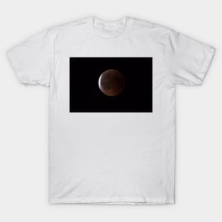 Super Bloody Moon, full eclipse end phase T-Shirt